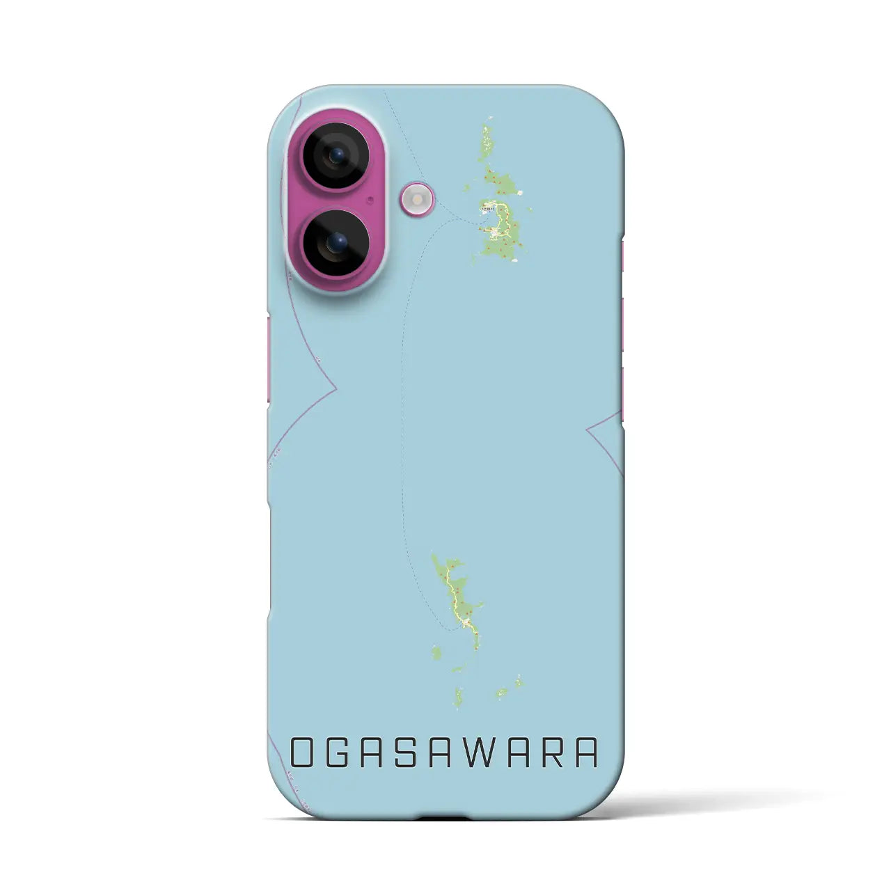 【小笠原(東京都)】地図柄iPhoneケース(バックカバータイプ)