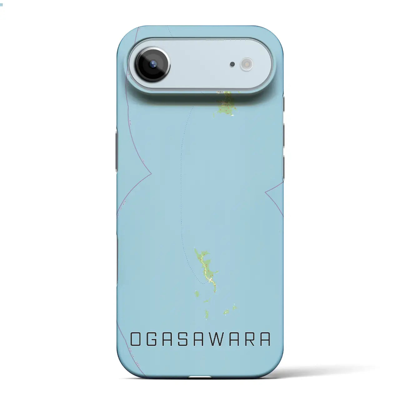 【小笠原(東京都)】地図柄iPhoneケース(バックカバータイプ)