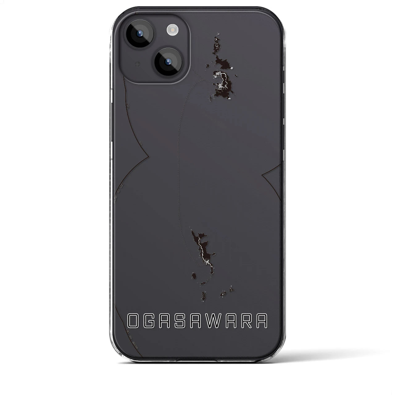 【小笠原(東京都)】地図柄iPhoneケース(クリアタイプ)