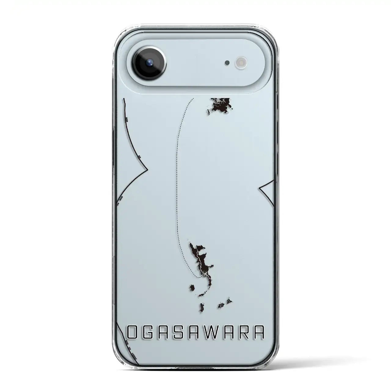 【小笠原(東京都)】地図柄iPhoneケース(クリアタイプ)
