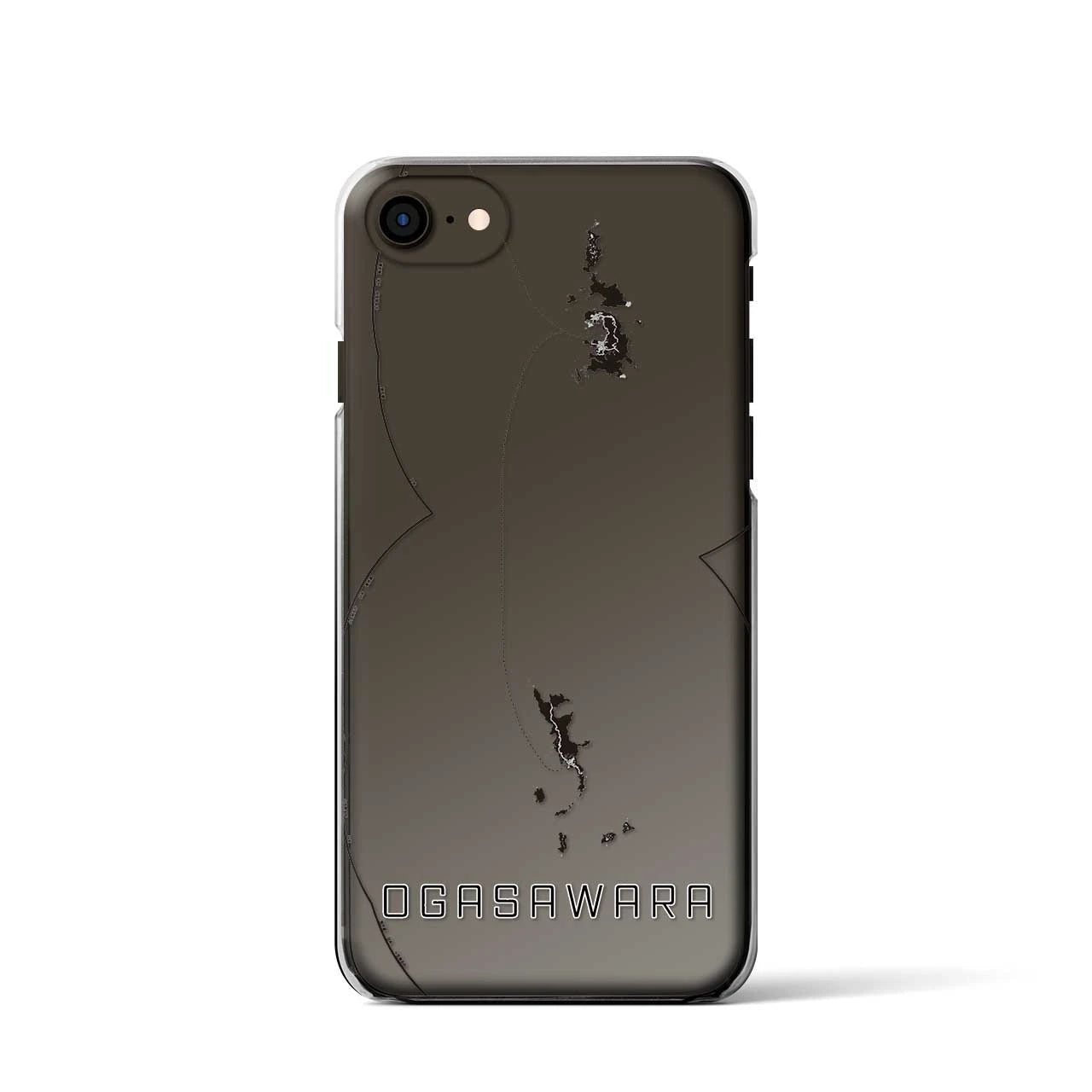 【小笠原(東京都)】地図柄iPhoneケース(クリアタイプ)