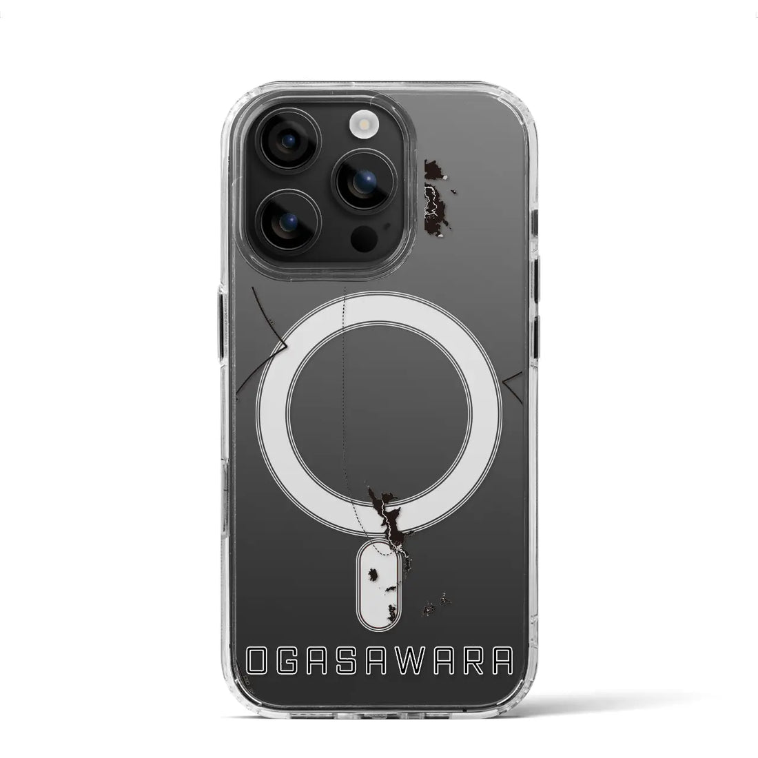 【小笠原(東京都)】地図柄iPhoneケース(MagSafeタイプ)