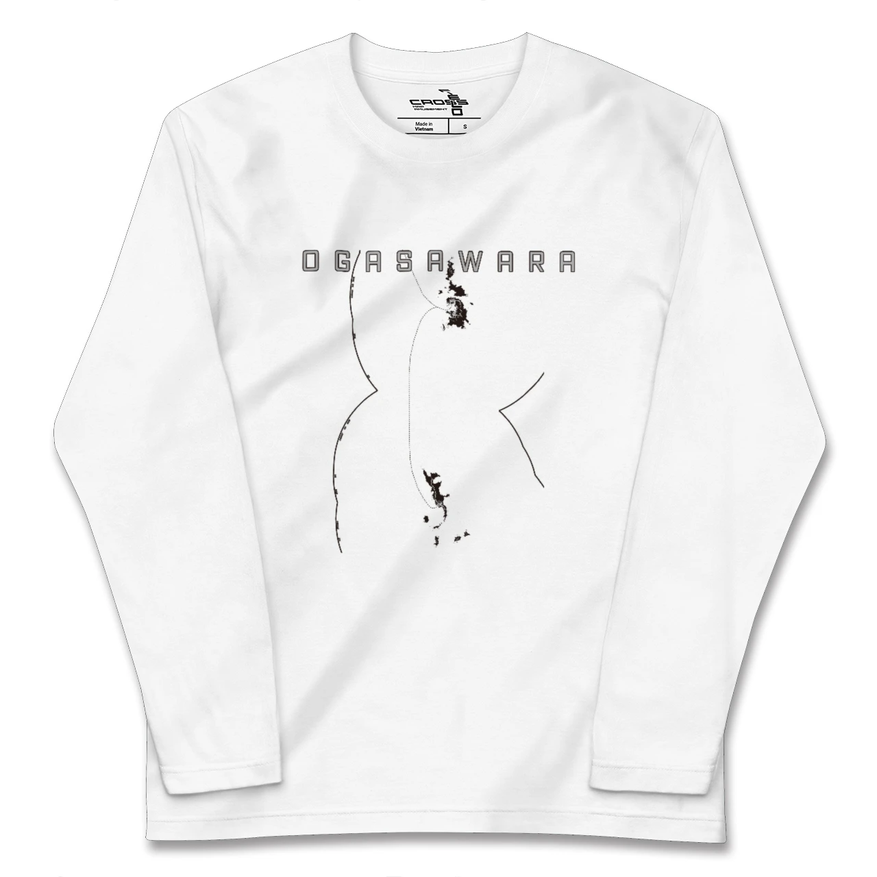 【小笠原(東京都)】地図柄ロングスリーブTシャツ