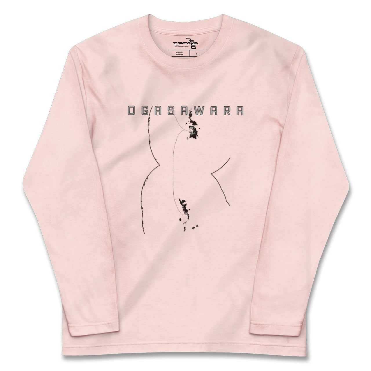 【小笠原(東京都)】地図柄ロングスリーブTシャツ