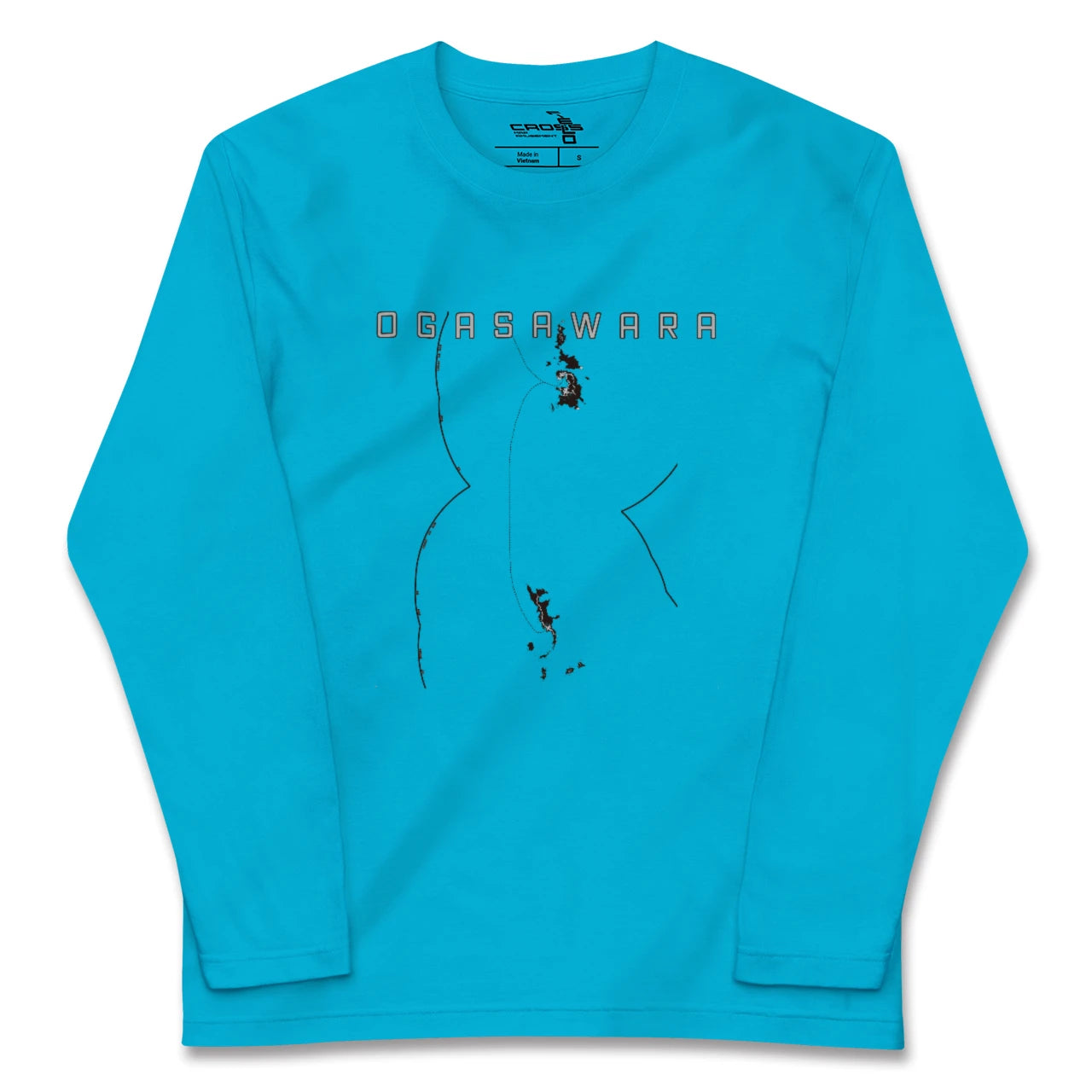 【小笠原(東京都)】地図柄ロングスリーブTシャツ