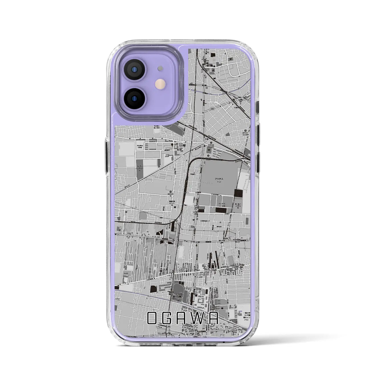 【小川(東京都)】地図柄iPhoneケース(MagSafeタイプ)