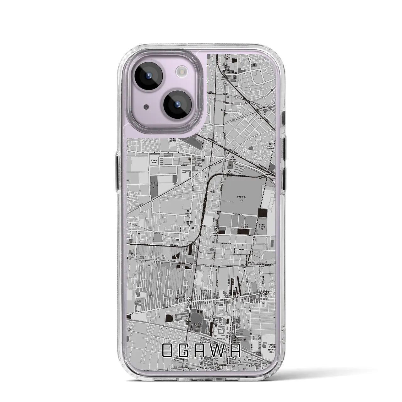 【小川(東京都)】地図柄iPhoneケース(MagSafeタイプ)