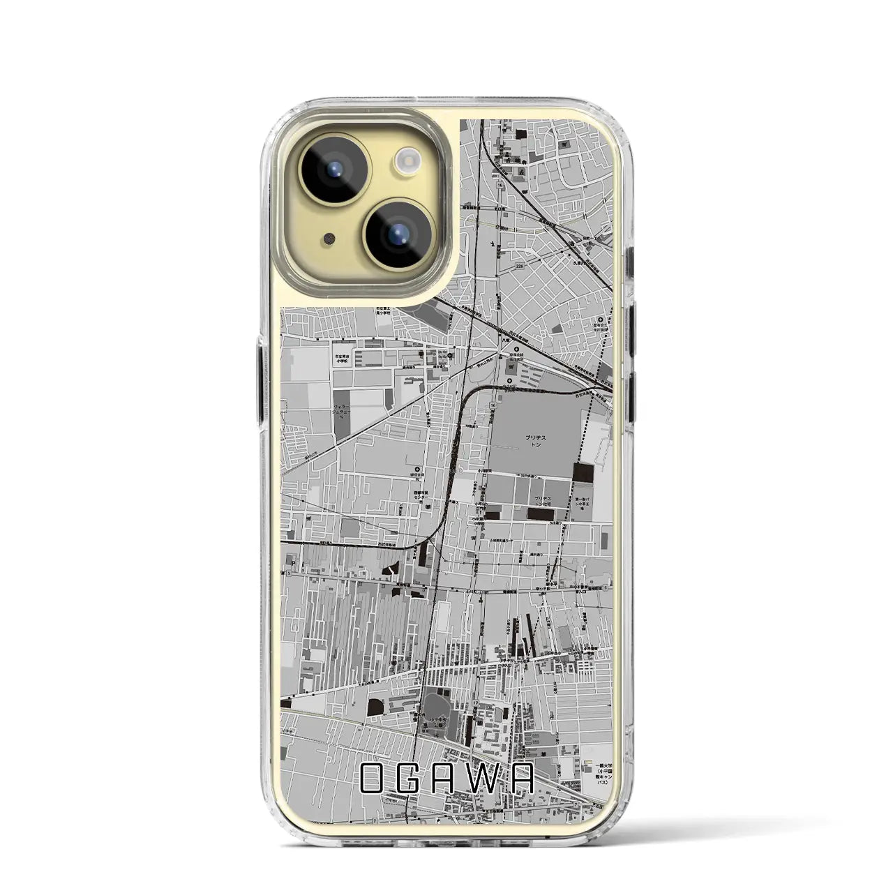 【小川(東京都)】地図柄iPhoneケース(MagSafeタイプ)