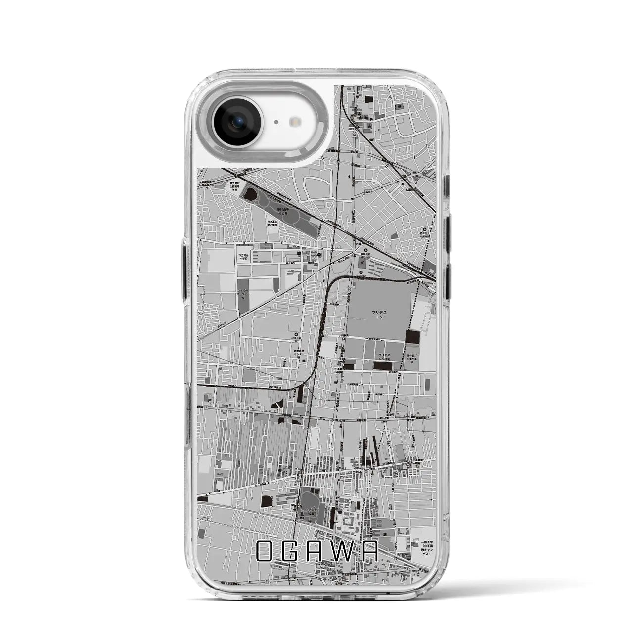 【小川(東京都)】地図柄iPhoneケース(MagSafeタイプ)