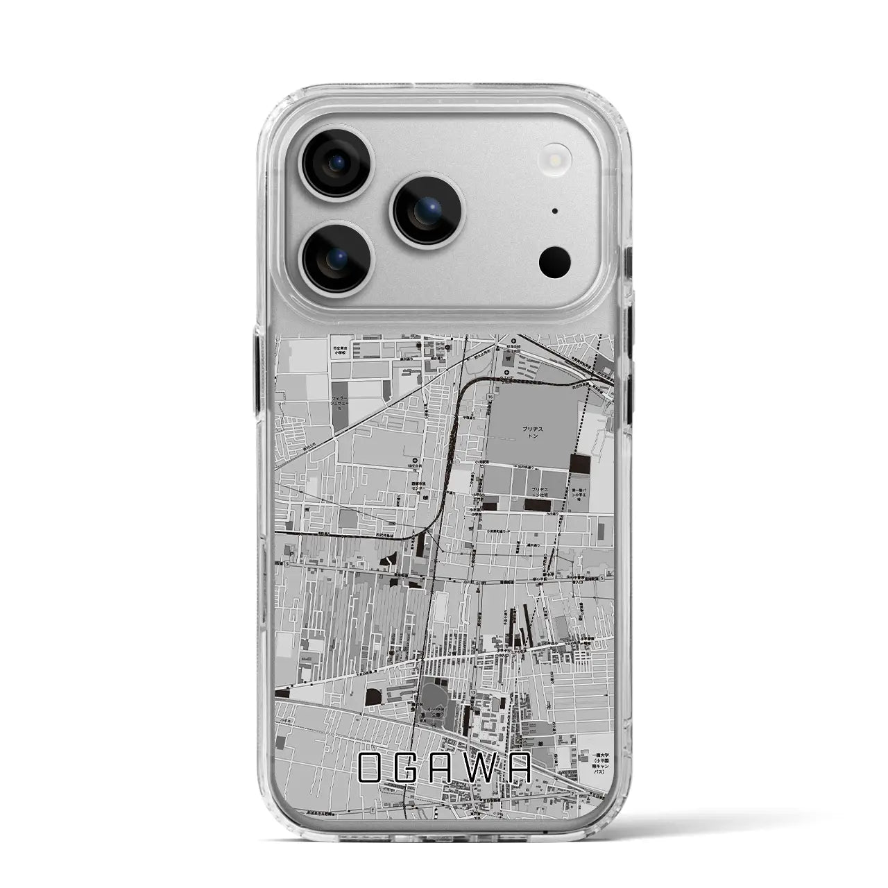 【小川(東京都)】地図柄iPhoneケース(MagSafeタイプ)