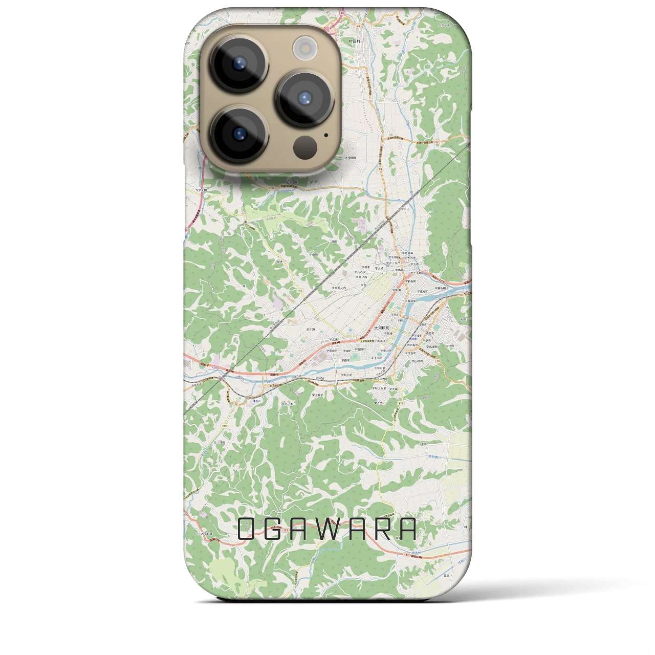【大河原(宮城県)】地図柄iPhoneケース(バックカバータイプ)