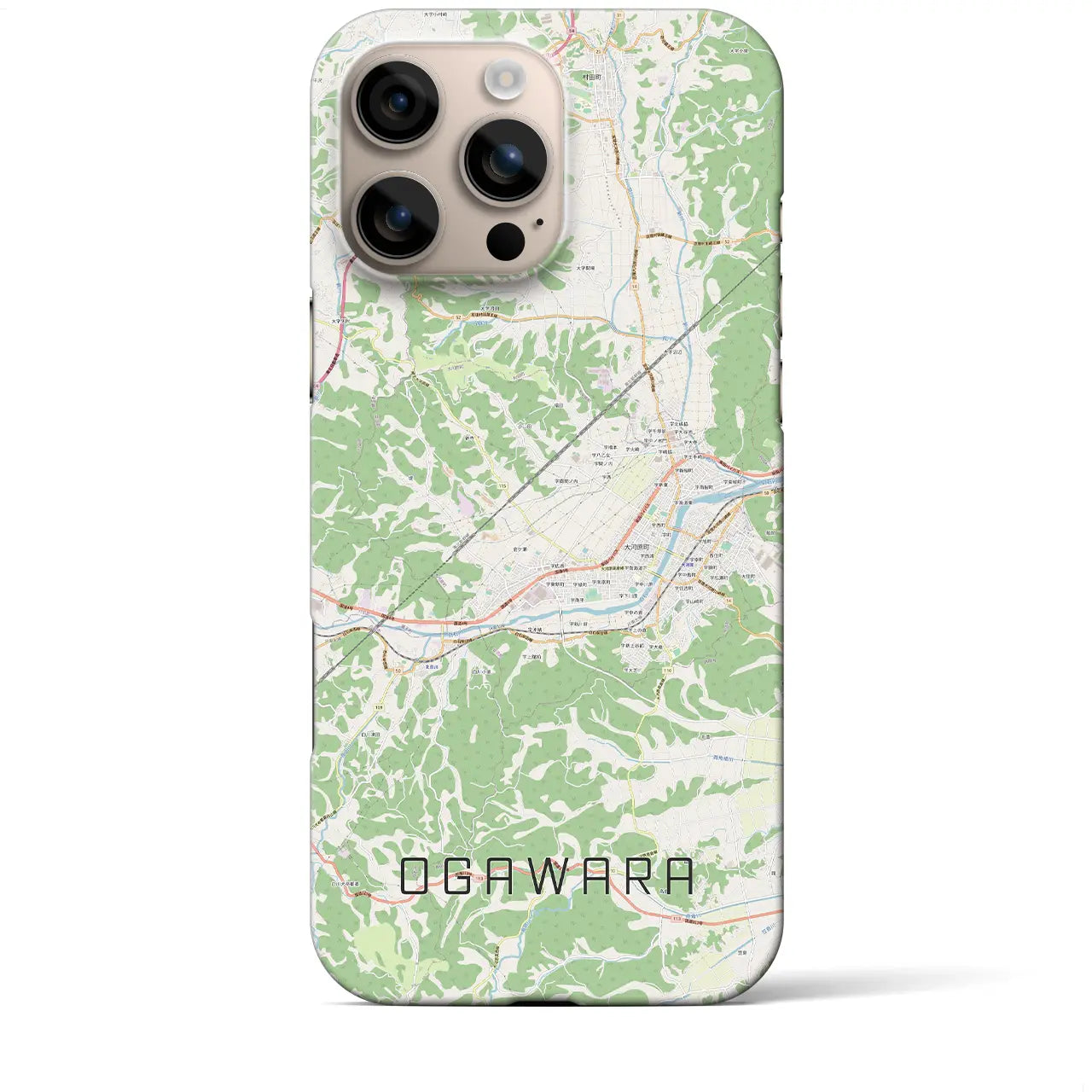 【大河原(宮城県)】地図柄iPhoneケース(バックカバータイプ)
