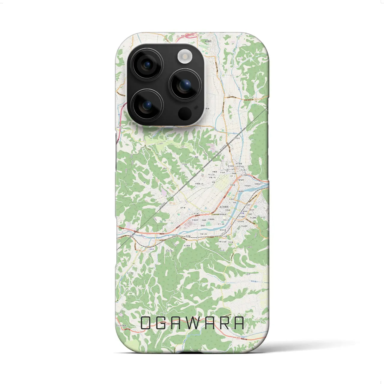 【大河原(宮城県)】地図柄iPhoneケース(バックカバータイプ)