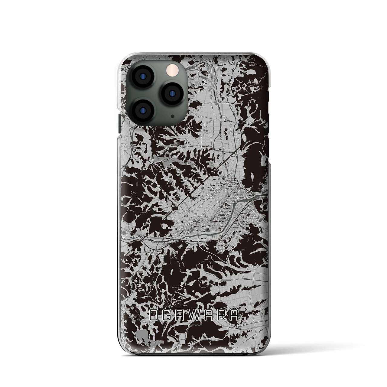 【大河原(宮城県)】地図柄iPhoneケース(クリアタイプ)