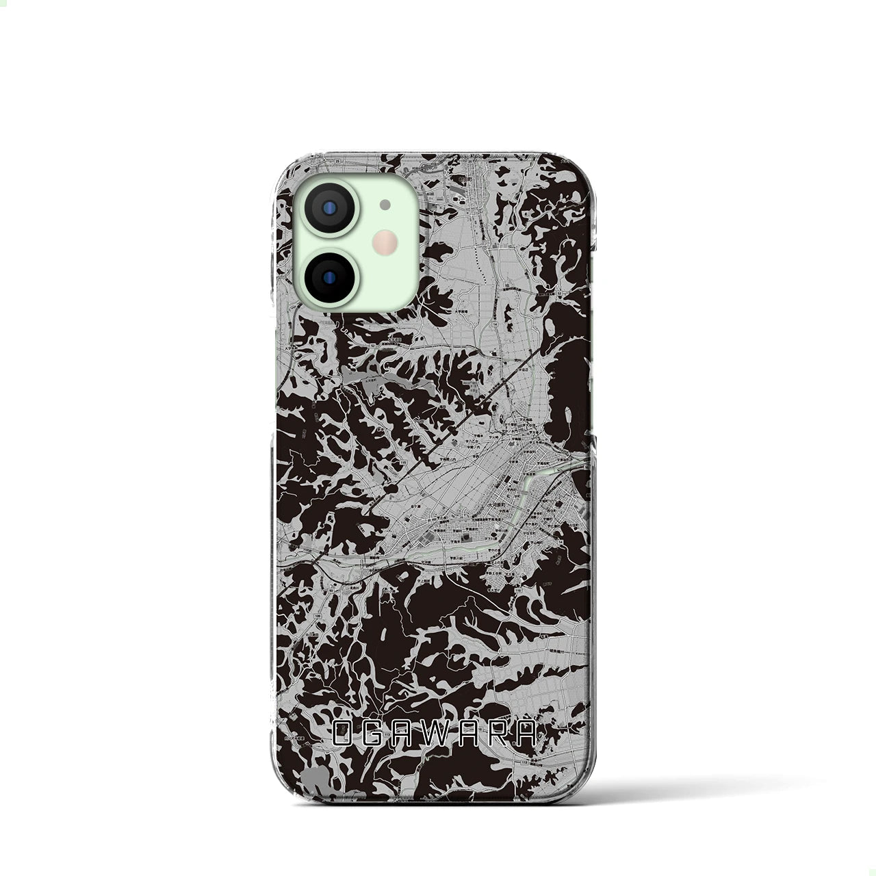 【大河原(宮城県)】地図柄iPhoneケース(クリアタイプ)