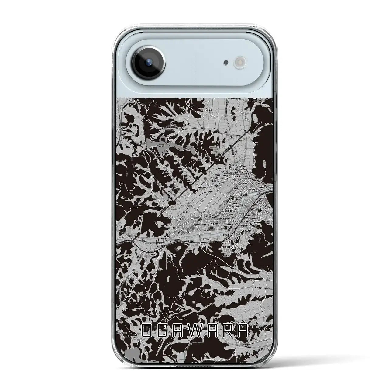 【大河原(宮城県)】地図柄iPhoneケース(クリアタイプ)