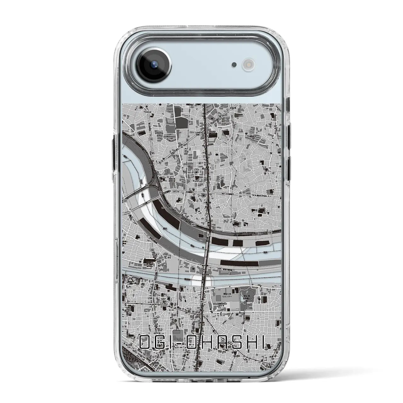 【扇大橋(東京都)】地図柄iPhoneケース(MagSafeタイプ)