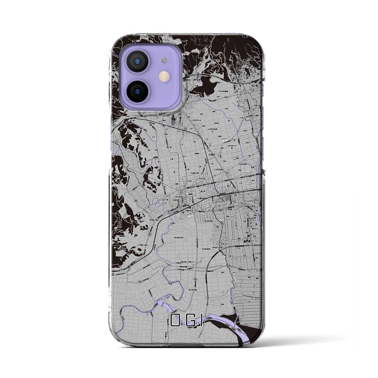 【小城(佐賀県)】地図柄iPhoneケース(クリアタイプ)