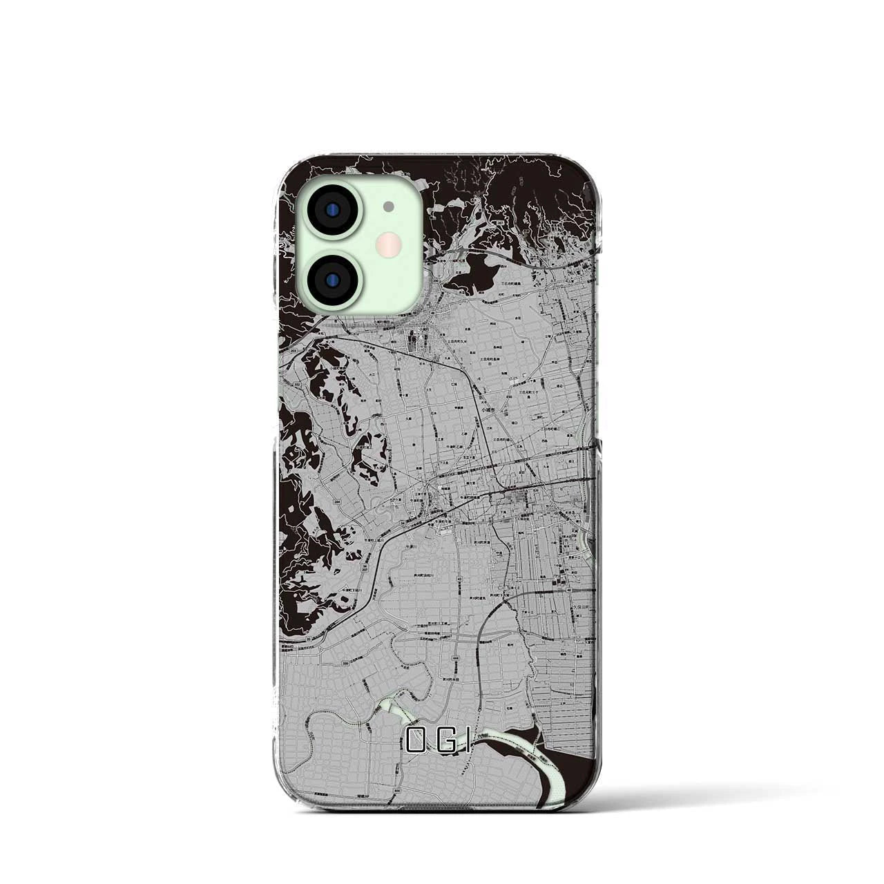 【小城(佐賀県)】地図柄iPhoneケース(クリアタイプ)