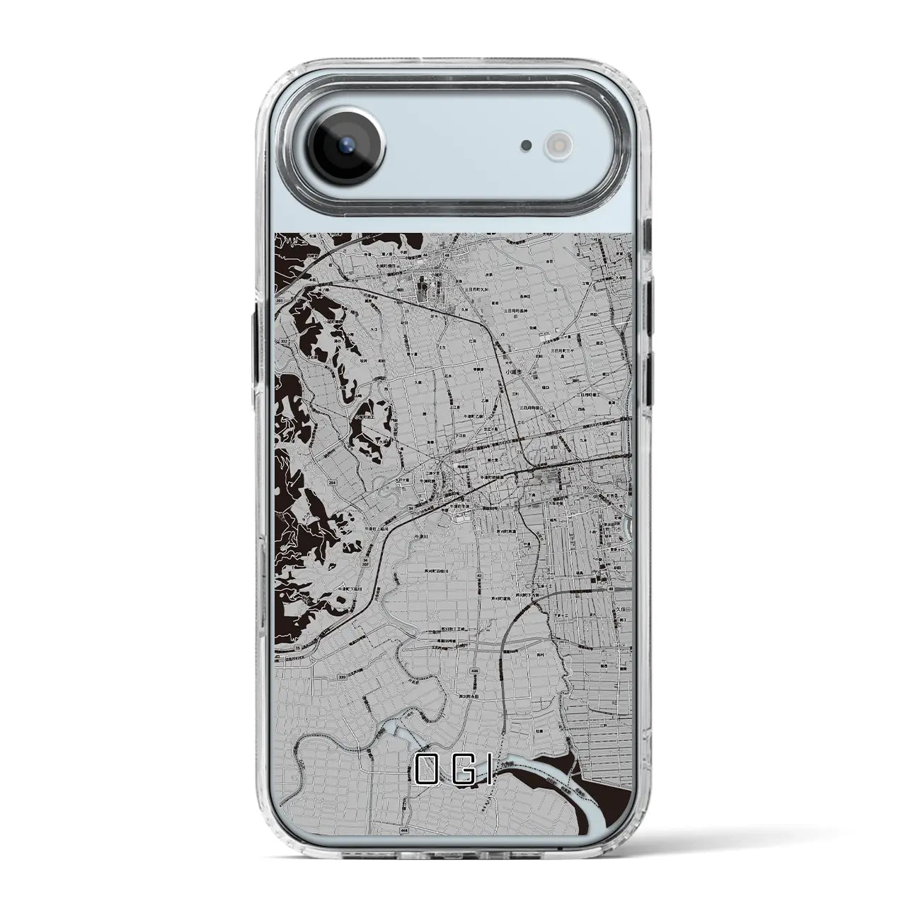 【小城(佐賀県)】地図柄iPhoneケース(MagSafeタイプ)