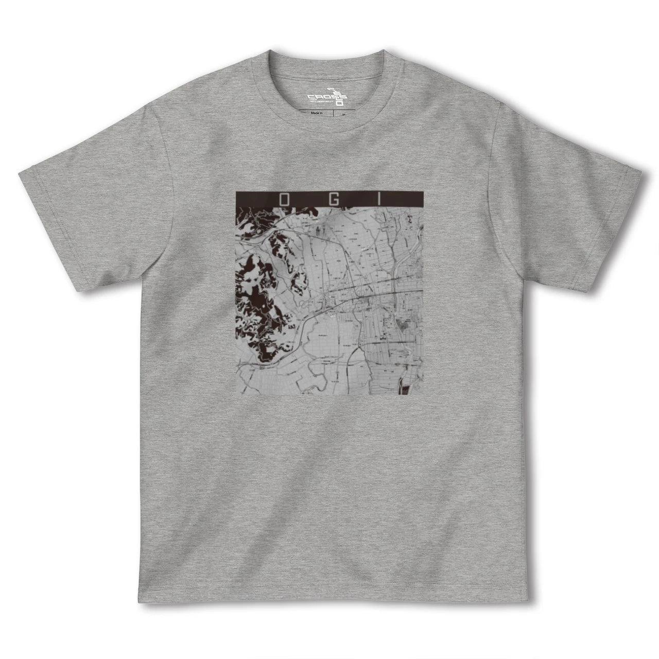 【小城(佐賀県)】地図柄ヘビーウェイトTシャツ