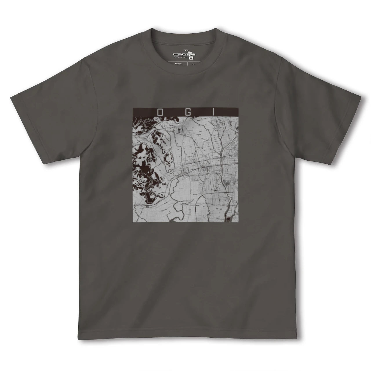 【小城(佐賀県)】地図柄ヘビーウェイトTシャツ