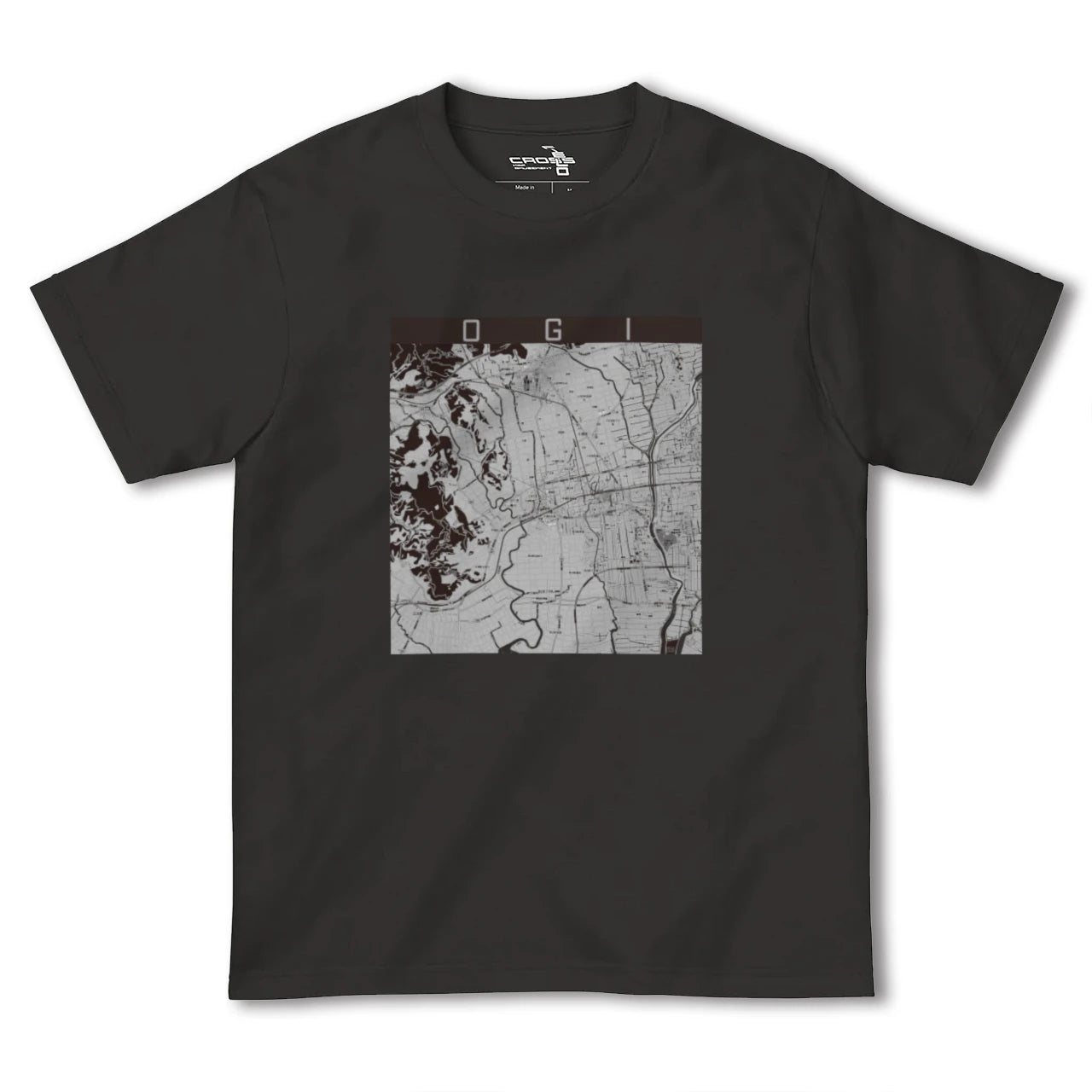【小城(佐賀県)】地図柄ヘビーウェイトTシャツ