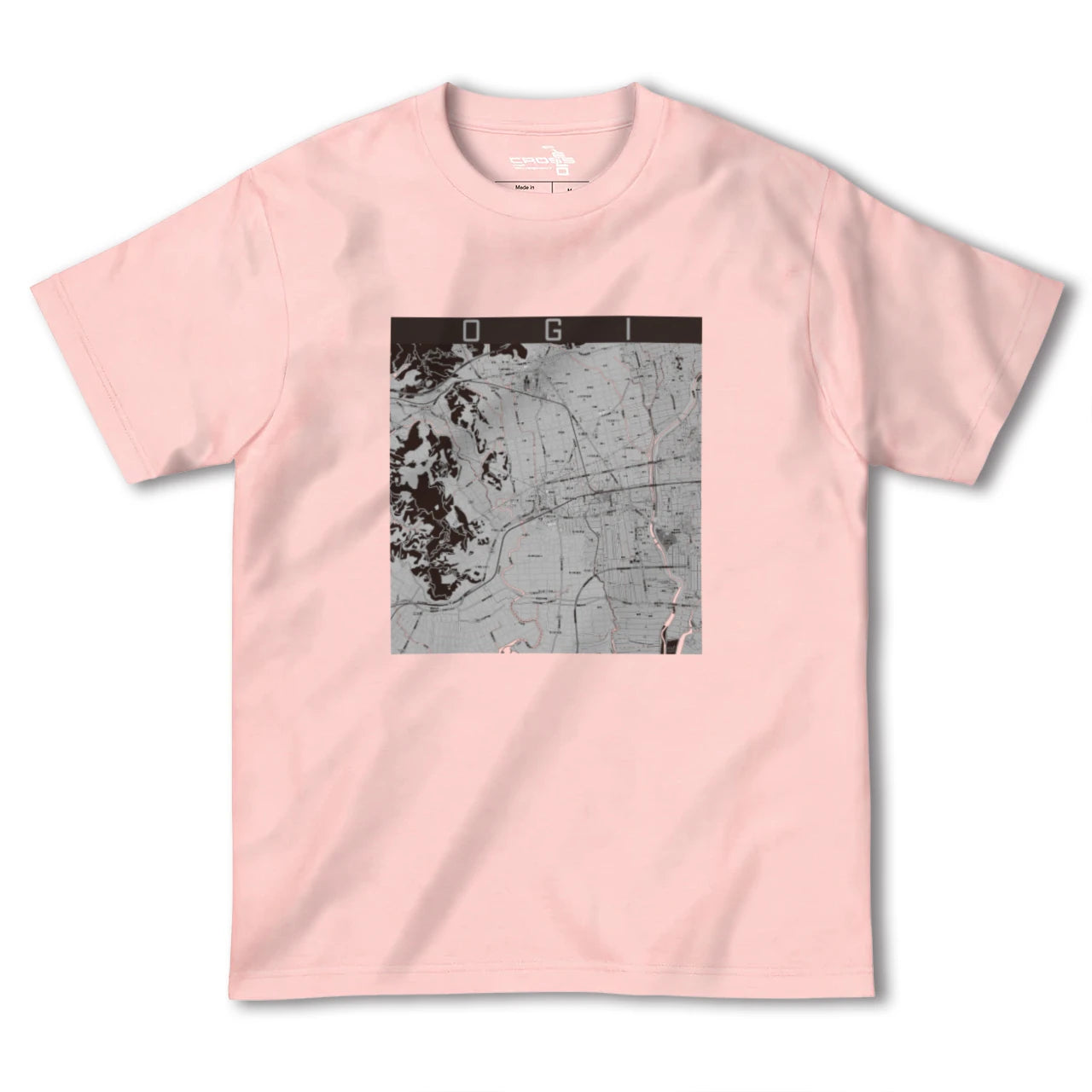【小城(佐賀県)】地図柄ヘビーウェイトTシャツ