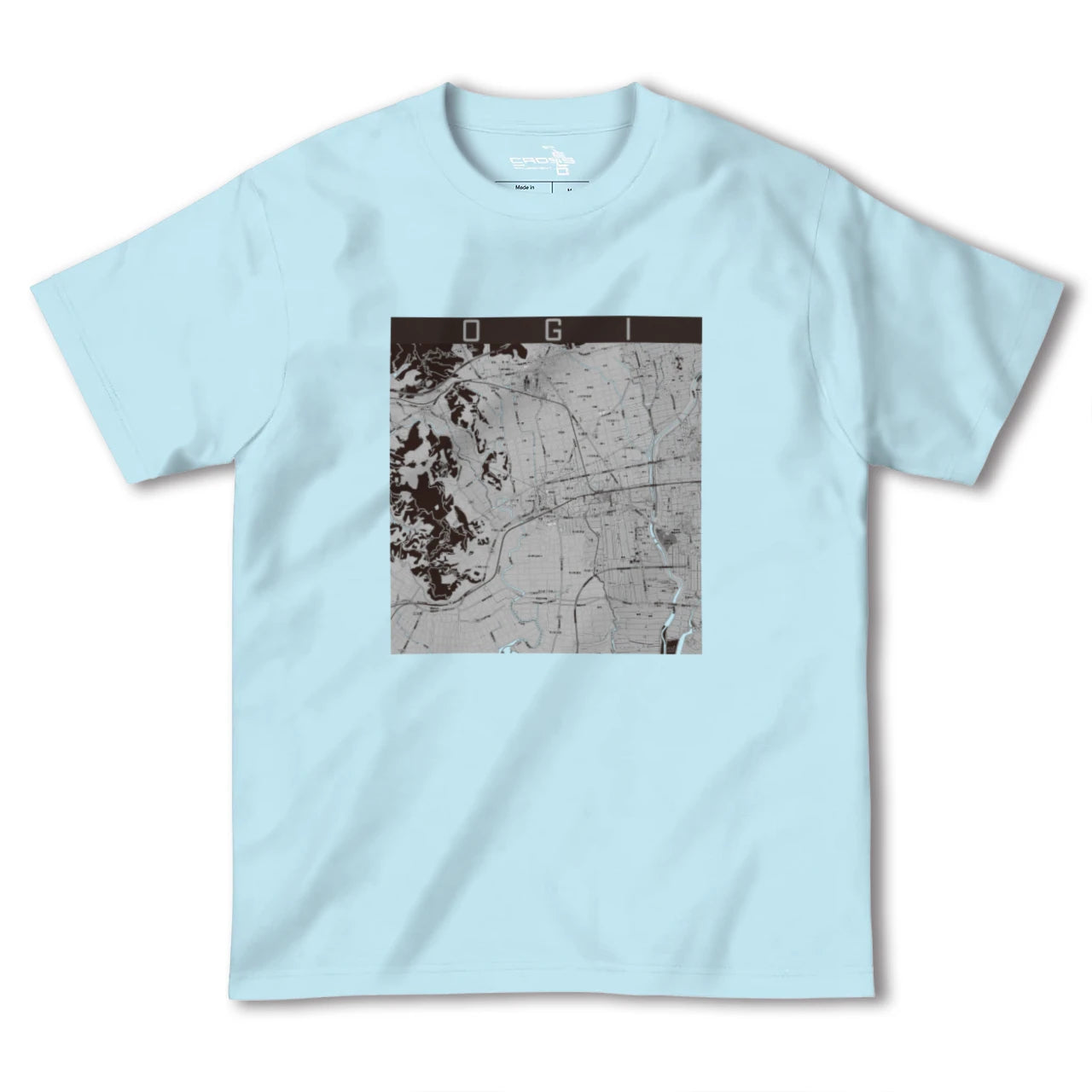 【小城(佐賀県)】地図柄ヘビーウェイトTシャツ