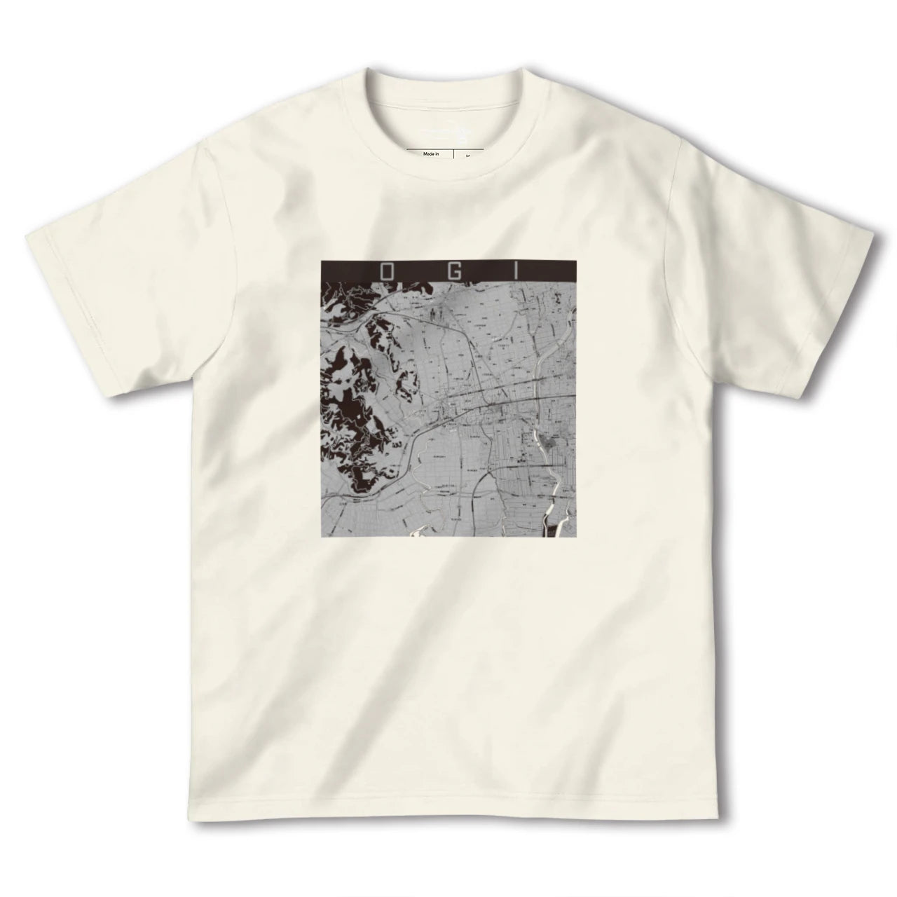 【小城(佐賀県)】地図柄ヘビーウェイトTシャツ