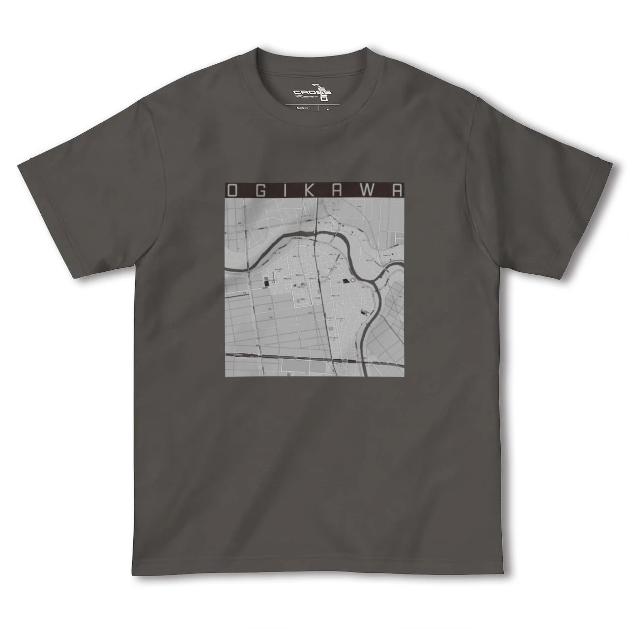 【荻川(新潟県)】地図柄ヘビーウェイトTシャツ