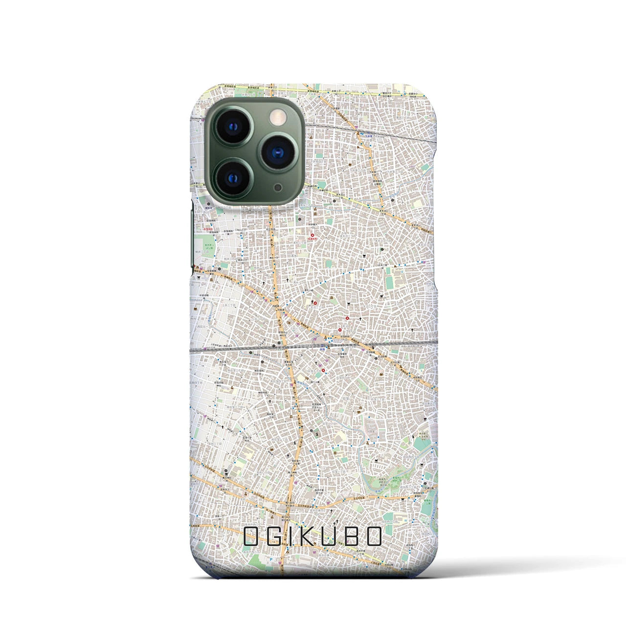 【荻窪2(東京都)】地図柄iPhoneケース(バックカバータイプ)