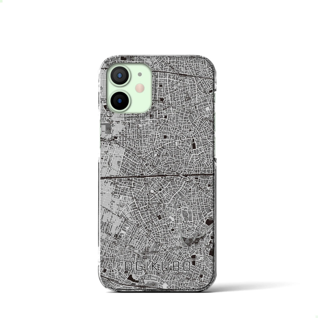 【荻窪2(東京都)】地図柄iPhoneケース(クリアタイプ)