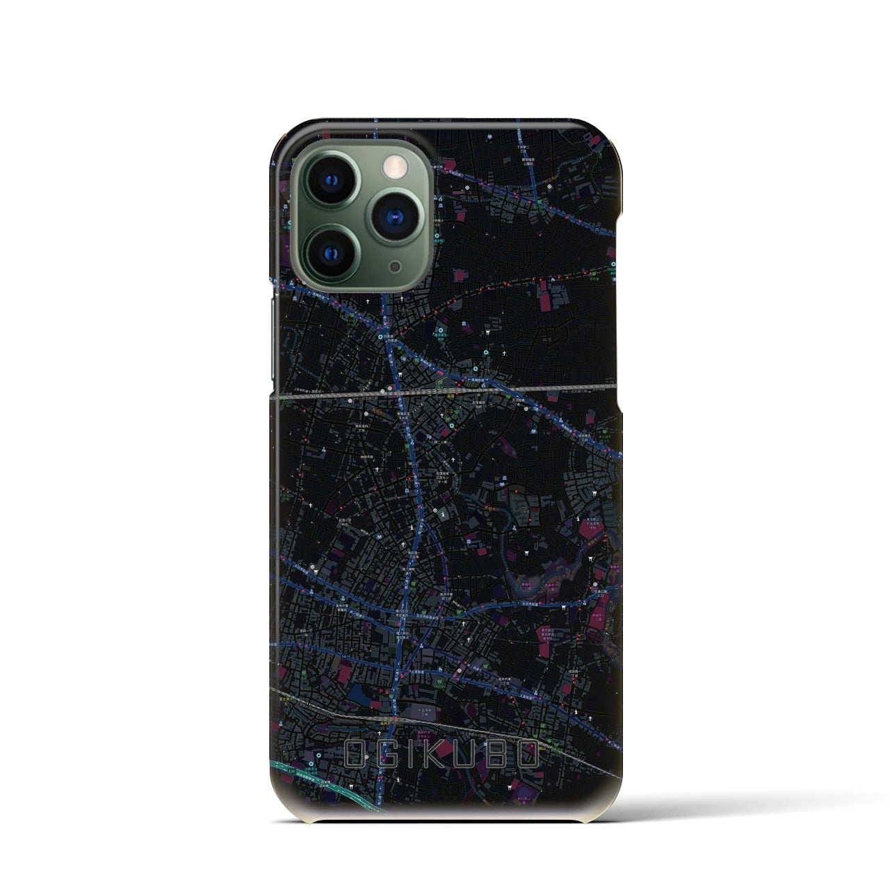 【荻窪(東京都)】地図柄iPhoneケース(バックカバータイプ)