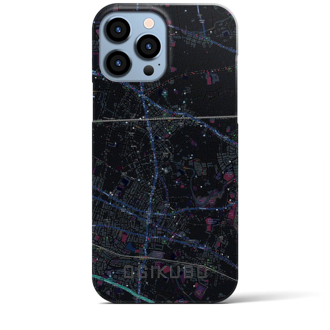 【荻窪(東京都)】地図柄iPhoneケース(バックカバータイプ)