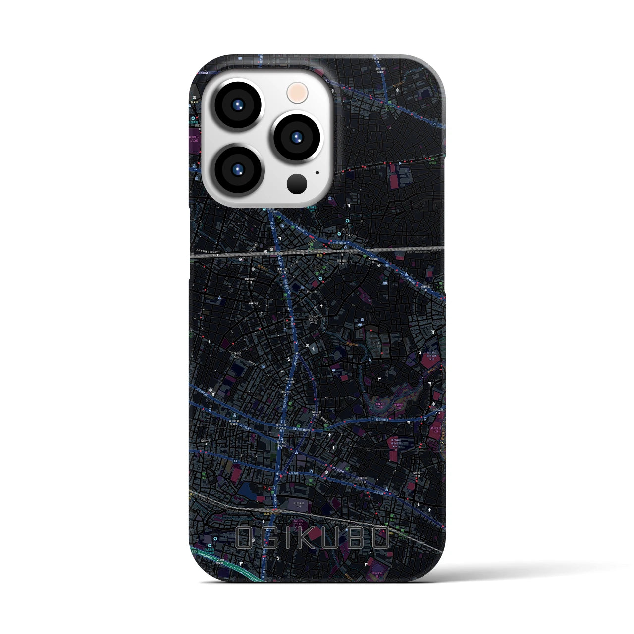 【荻窪(東京都)】地図柄iPhoneケース(バックカバータイプ)