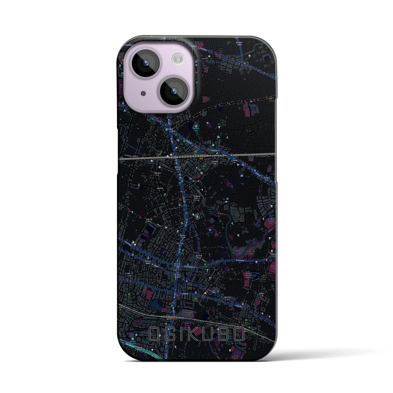 【荻窪(東京都)】地図柄iPhoneケース(バックカバータイプ)