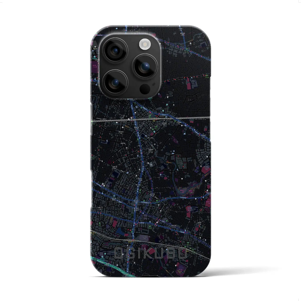 【荻窪(東京都)】地図柄iPhoneケース(バックカバータイプ)
