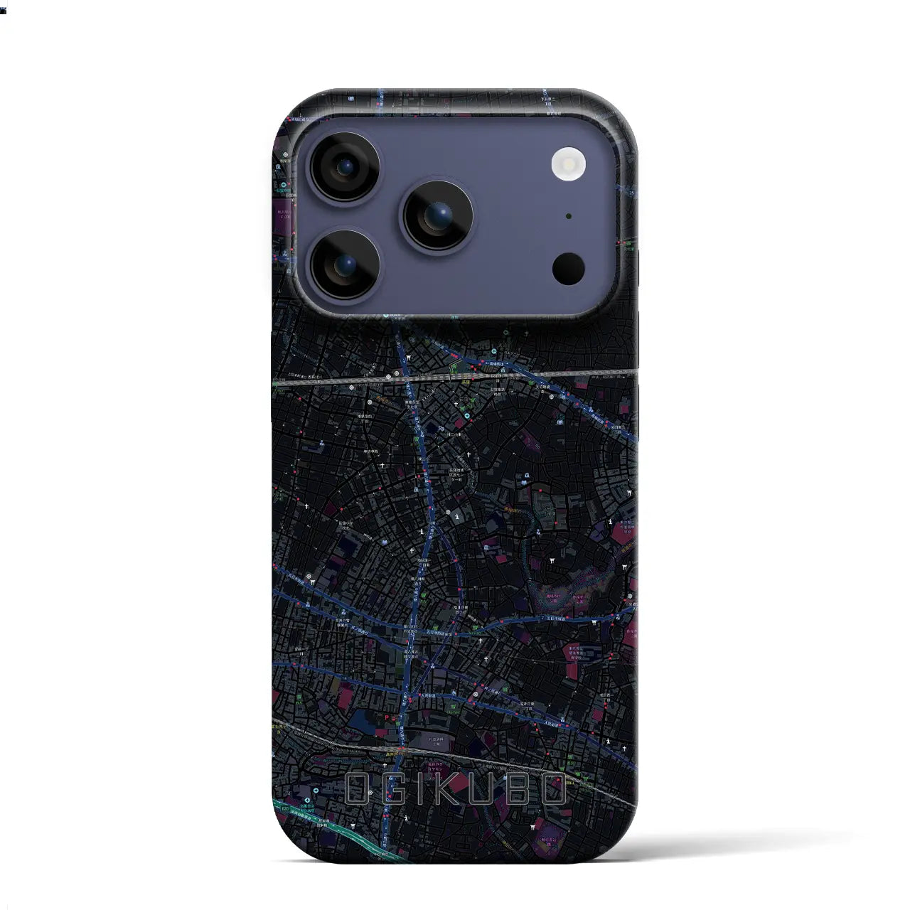 【荻窪(東京都)】地図柄iPhoneケース(バックカバータイプ)