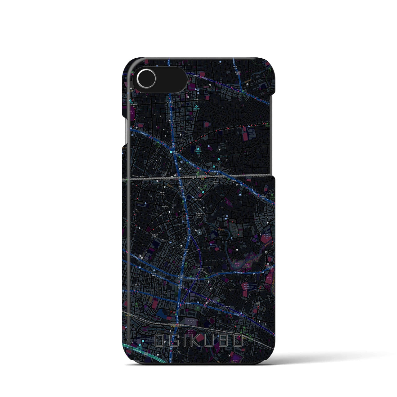 【荻窪(東京都)】地図柄iPhoneケース(バックカバータイプ)