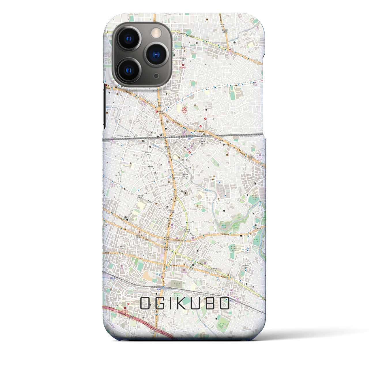 【荻窪(東京都)】地図柄iPhoneケース(バックカバータイプ)