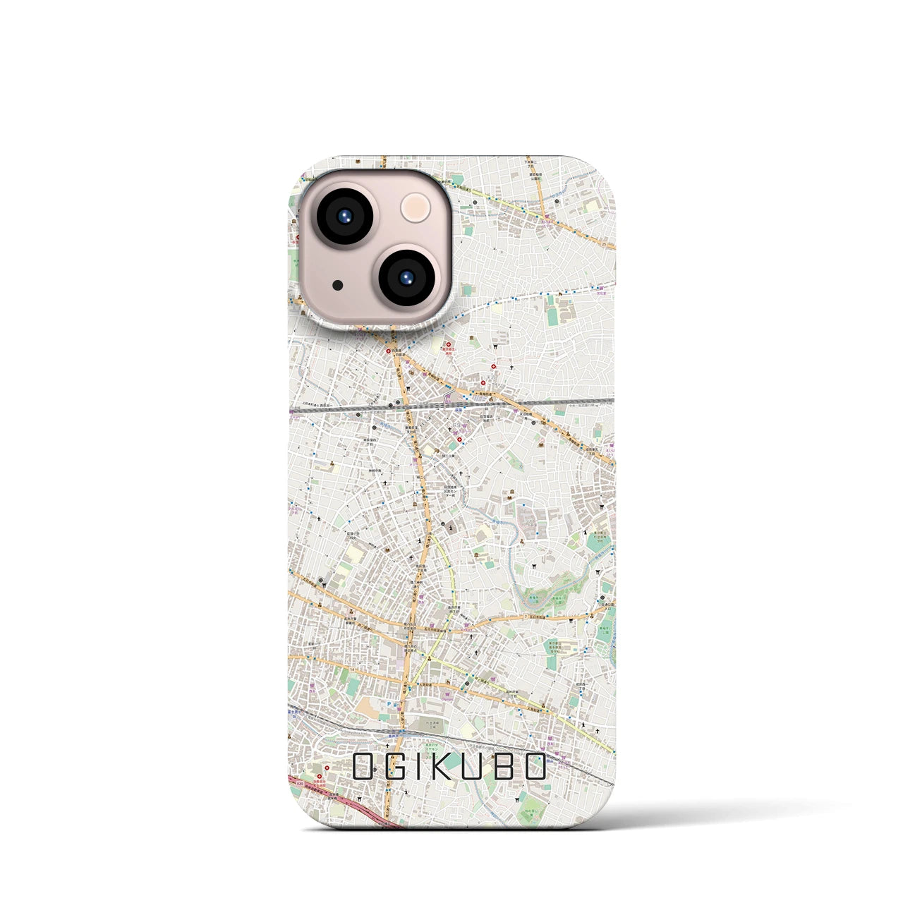 【荻窪(東京都)】地図柄iPhoneケース(バックカバータイプ)