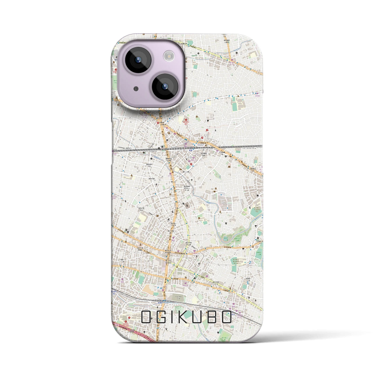 【荻窪(東京都)】地図柄iPhoneケース(バックカバータイプ)