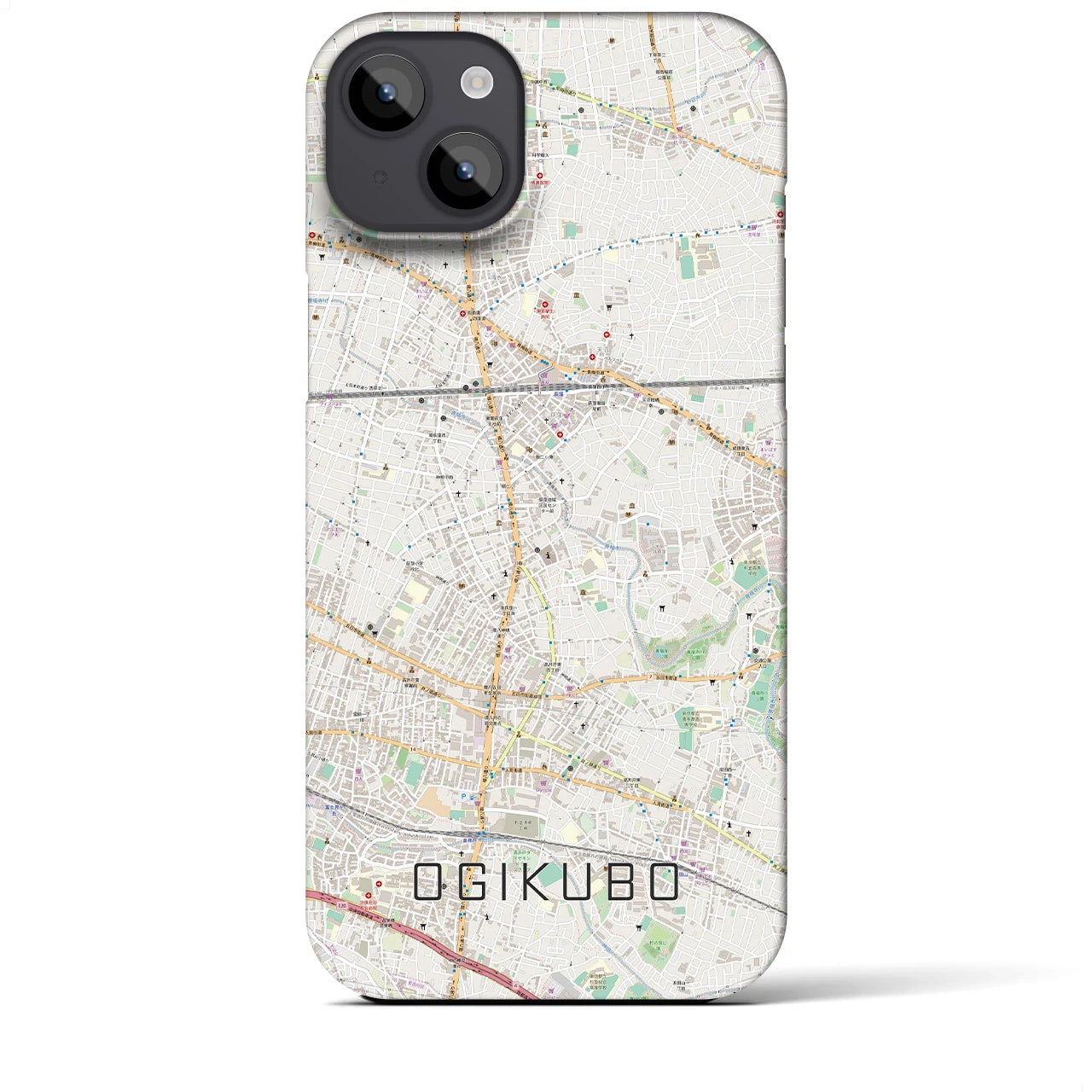 【荻窪(東京都)】地図柄iPhoneケース(バックカバータイプ)