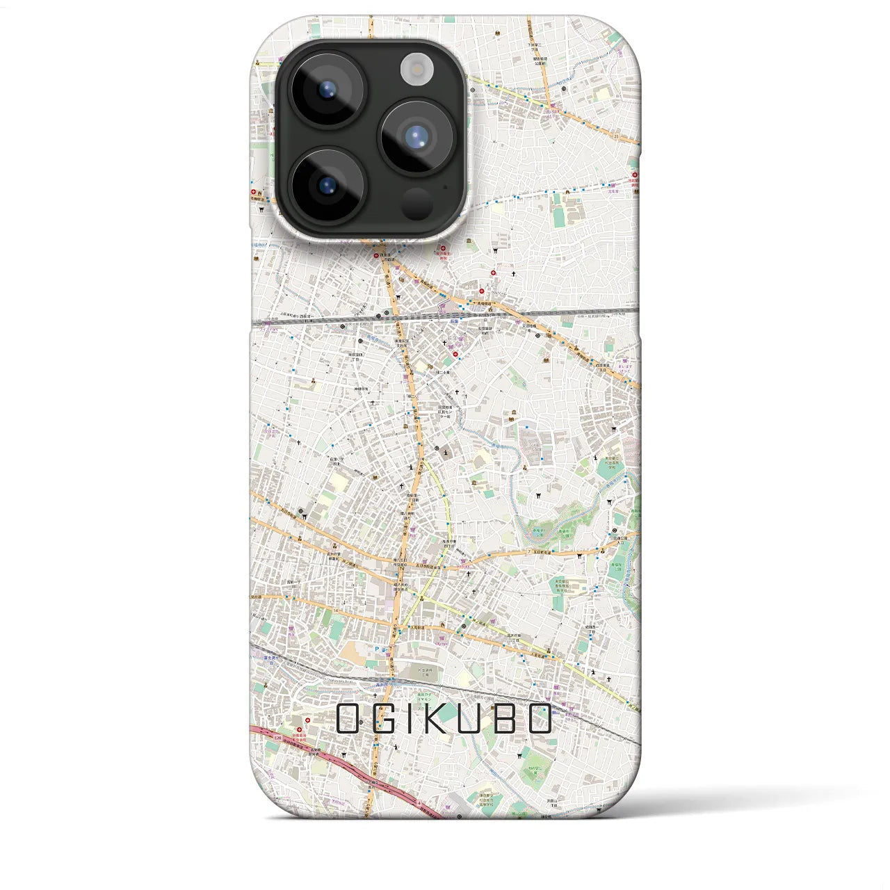 【荻窪(東京都)】地図柄iPhoneケース(バックカバータイプ)