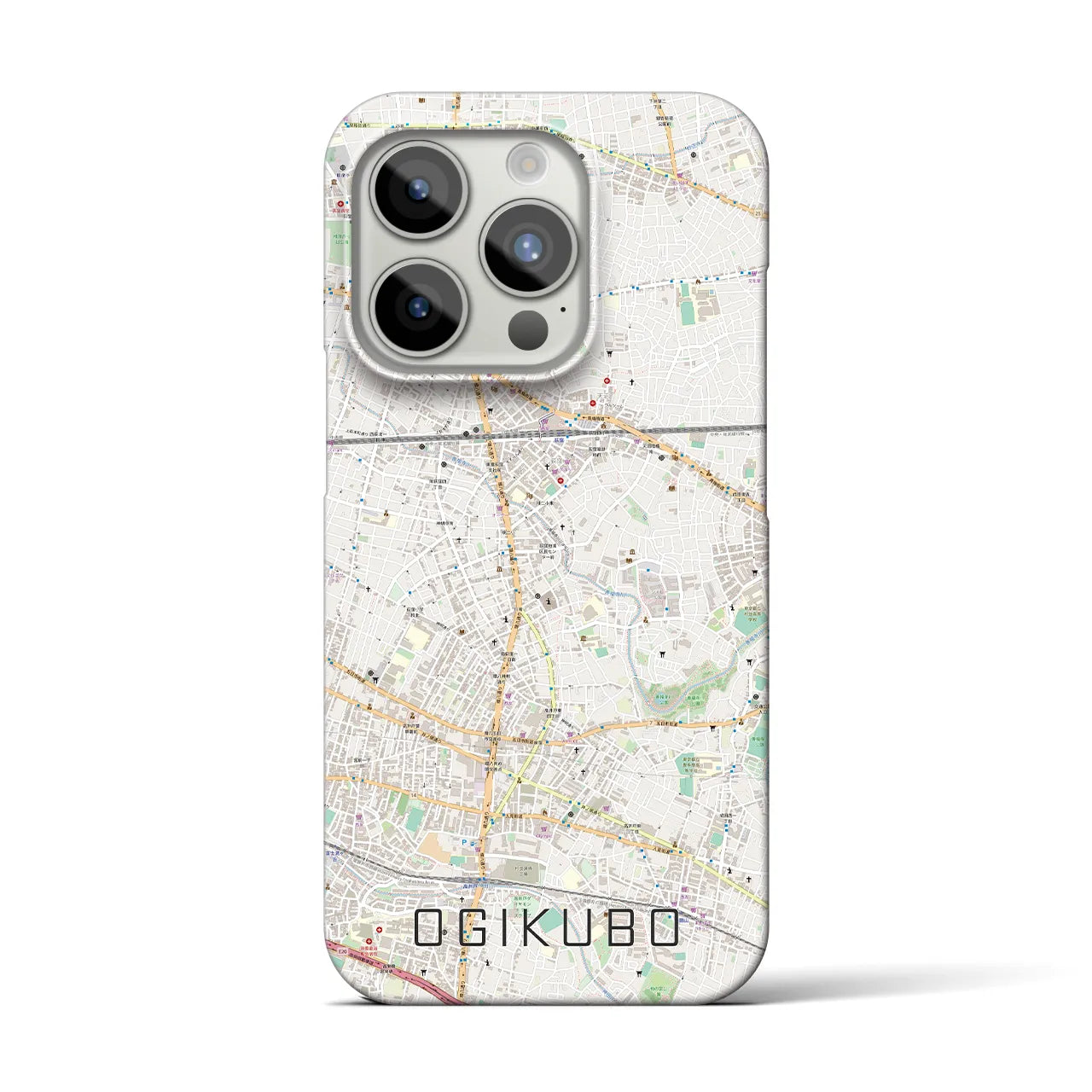 【荻窪(東京都)】地図柄iPhoneケース(バックカバータイプ)