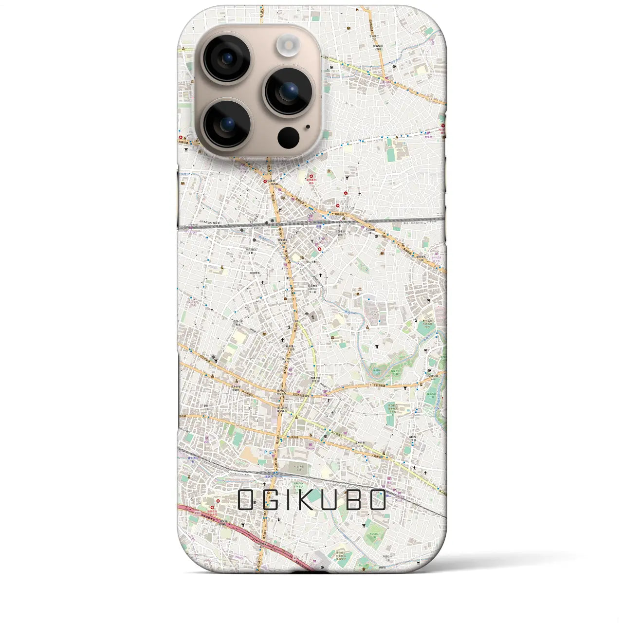 【荻窪(東京都)】地図柄iPhoneケース(バックカバータイプ)