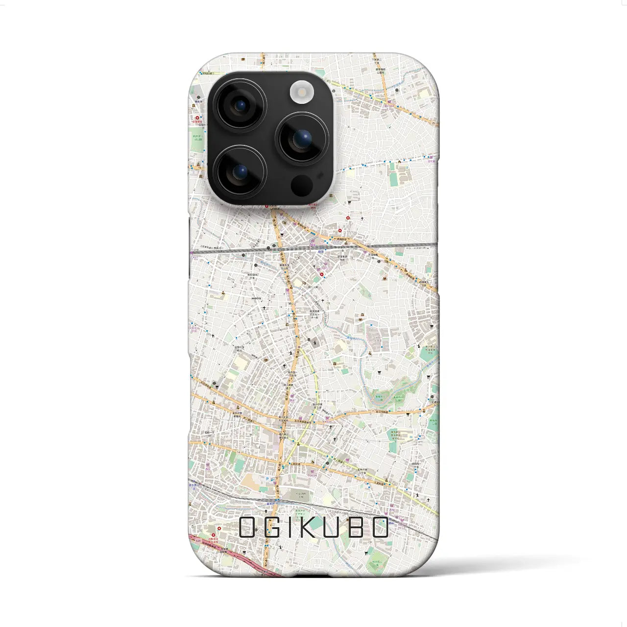 【荻窪(東京都)】地図柄iPhoneケース(バックカバータイプ)