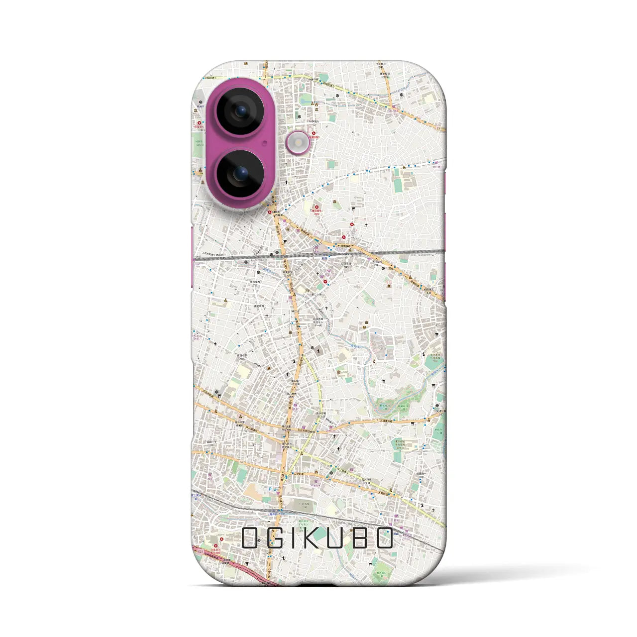 【荻窪(東京都)】地図柄iPhoneケース(バックカバータイプ)