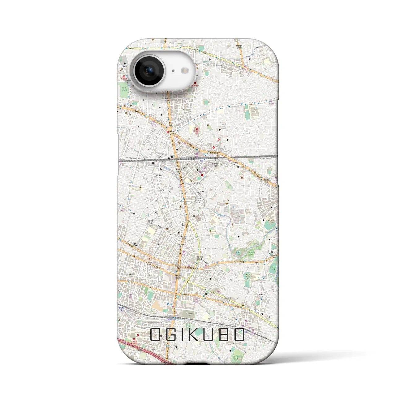 【荻窪(東京都)】地図柄iPhoneケース(バックカバータイプ)